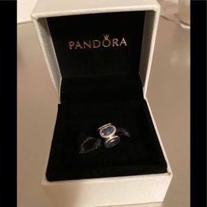 Sale! Beautiful Pandora charm blue stones